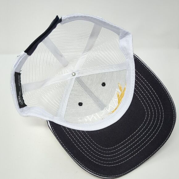 Lansing Trade Group Idaho Strapback Trucker Hat Black One Size Mesh Back - Picture 6 of 8